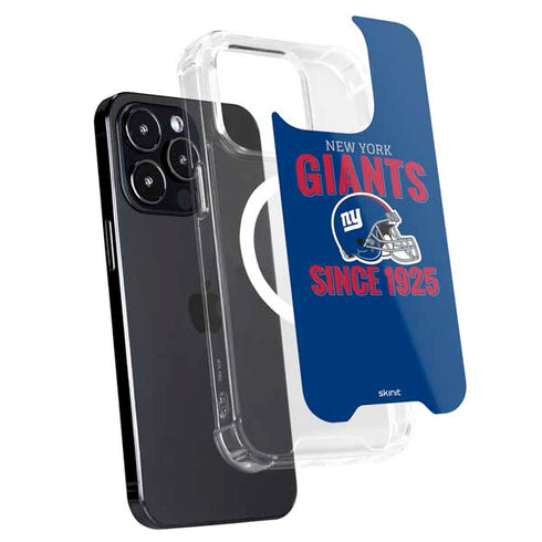 NFL New York Giants Helmet iPhone 15 Pro MagSafe Case